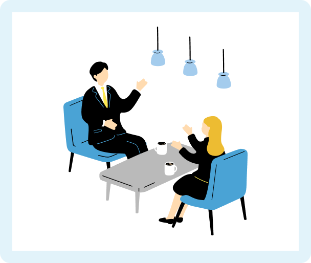 ワンストップ対応の打ち合わせイメージ