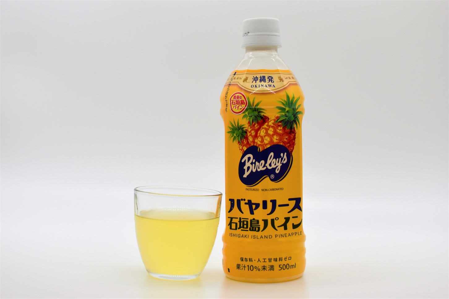 商品画像：沖縄バヤリース　石垣島パイン500ml　1箱(24本入り)